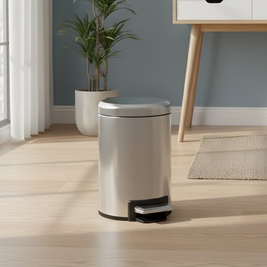 Stainless Steel Trash Can 9 L